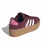 Adidas Vl Court Bold Gs Bordeaux Bianco - Sneakers Bambina