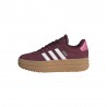 Adidas Vl Court Bold Gs Bordeaux Bianco - Sneakers Bambina