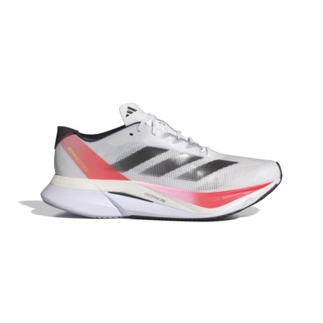 ADIDAS Adizero Boston 12 Bianco Rosso - Scarpe Running Uomo