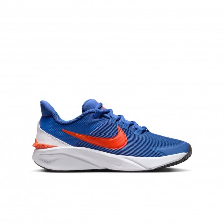 Nike Star Runner 4 Gs Blu Arancio - Scarpe Ginnastica Bambino