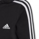 ADIDAS Felpa Con Cappuccio Nero Bambina