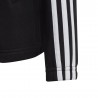 ADIDAS Felpa Con Cappuccio Nero Bambina