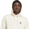 ADIDAS Originals Felpa Con Cappuccio Logo Beige Uomo