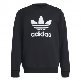 ADIDAS Originals Felpa Girocollo Big Logo Nero Bambino