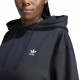 ADIDAS Originals Felpa Con Cappuccio Oversize Nero Donna