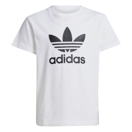 ADIDAS Originals T-Shirt Big Logo Bianco Bambino