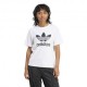 ADIDAS Originals T-Shirt Big Logo Bianco Donna