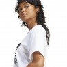 ADIDAS Originals T-Shirt Big Logo Bianco Donna