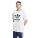 ADIDAS Originals T-Shirt Big Logo Bianco Uomo