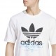 ADIDAS Originals T-Shirt Big Logo Bianco Uomo