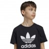 ADIDAS Originals T-Shirt Big Logo Nero Bambino