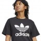 ADIDAS Originals T-Shirt Big Logo Nero Donna