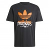 ADIDAS Originals T-Shirt Big Logo Nero Uomo