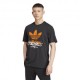 ADIDAS Originals T-Shirt Big Logo Nero Uomo