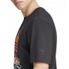 ADIDAS Originals T-Shirt Big Logo Nero Uomo