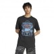 ADIDAS Originals T-Shirt Big Logo Graphic Nero Uomo