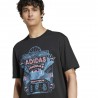 ADIDAS Originals T-Shirt Big Logo Graphic Nero Uomo