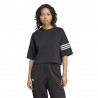 ADIDAS Originals T-Shirt Giro Nero Donna