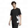 ADIDAS Originals T-Shirt Logo Di Lato Nero Uomo