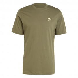 ADIDAS Originals T-Shirt Logo Piccolo Verde Militare Uomo