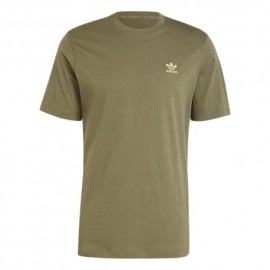 ADIDAS Originals T-Shirt Logo Piccolo Verde Militare Uomo