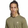 ADIDAS Originals T-Shirt Logo Piccolo Verde Militare Uomo