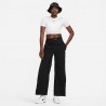 Nike Cropped T-Shirt Logo Bianco Donna