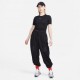 Nike Cropped T-Shirt Logo Nero Donna