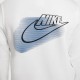 Nike Felpa Con Cappuccio Bianco Bambino