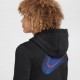 Nike Felpa Con Cappuccio Nero Bambino