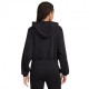 Nike Felpa Con Cappuccio Nero Donna