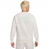 Nike Felpa Girocollo Logo Back Bianco Uomo