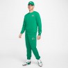 Nike Felpa Girocollo Logo Back Verde Uomo