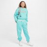 Nike Felpa Girocollo Azzurro Bambina