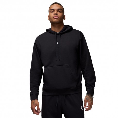 Nike Felpa Con Cappuccio Jordan Logo Centrale Dri Fit Nero Uomo