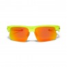 Oakley Occhiali Ciclismo Bisphaera Matte Yellow/Prizm Ruby