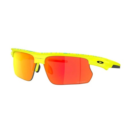 Oakley Occhiali Ciclismo Bisphaera Matte Yellow/Prizm Ruby