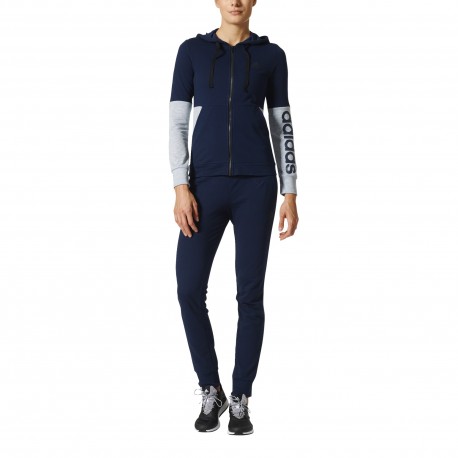 ADIDAS Tuta Donna Ft Cap/zip Polsini Blu Bk4683 - Acquista Online Su ...