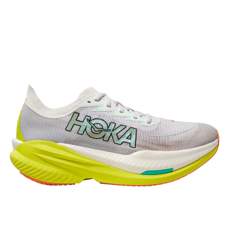 Hoka Mach X2 Bianco Giallo - Scarpe Running Uomo