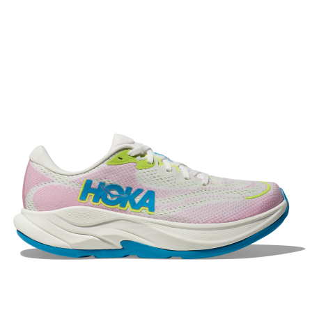 Hoka Rincon 4 Bianco Rosa Blu - Scarpe Running Donna