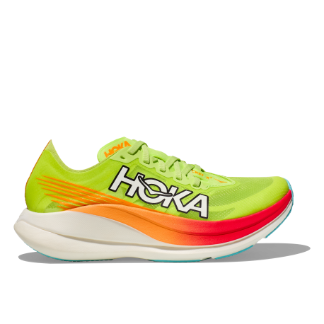 Hoka Rocket X2 Giallo Bianco - Scarpe Running Uomo