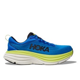 Hoka Bondi 8 Giallo Azzurro - Scarpe Running Uomo