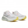 Saucony Hurricane 24 Grigio Rosa Giallo - Scarpe Running Donna