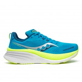 Saucony Hurricane 24 Azzurro Giallo - Scarpe Running Uomo