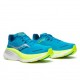 Saucony Hurricane 24 Azzurro Giallo - Scarpe Running Uomo