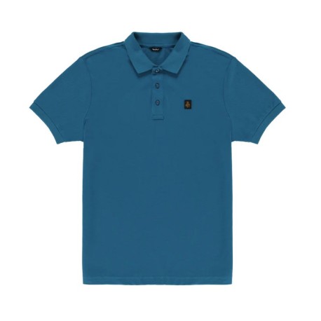 Refrigiwear Polo Logo Kurt Azzurro  Uomo