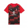 Puma Maglia Calcio Ac Milan Prematch Rosso Nero Bambino