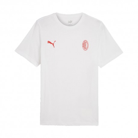 Puma Maglia Calcio Ac Milan Ess Bianco Rosso Uomo