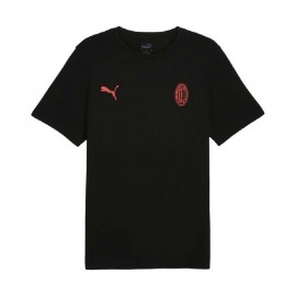 Puma Maglia Calcio Ac Milan Ess Nero Rosso Uomo