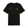 Puma Maglia Calcio Ac Milan Ess Nero Rosso Uomo